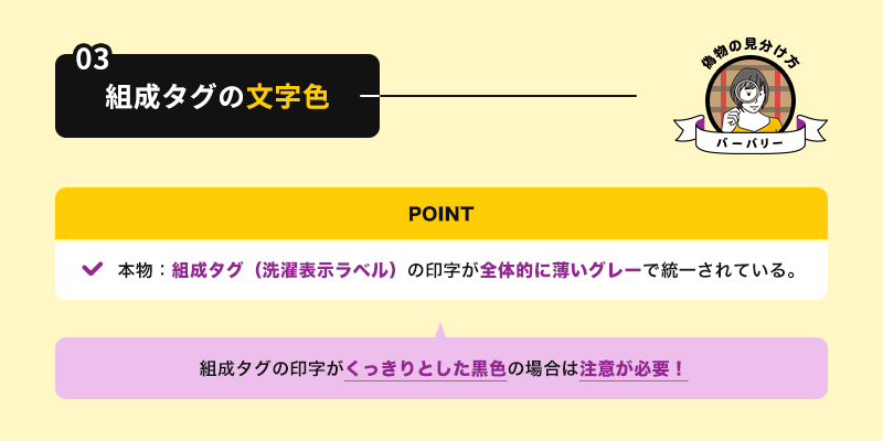 組成タグに記載されている型番