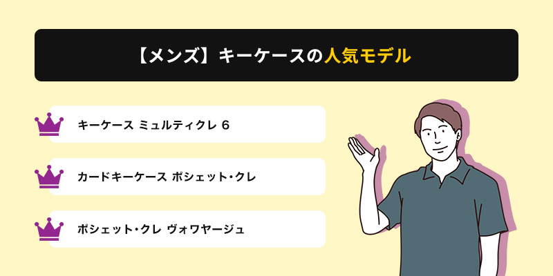 【メンズ】ルイヴィトンのキーケースの人気モデルを紹介!