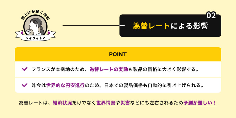 為替レートによる影響